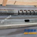 杰德 出口越南的单排气造粒机螺杆机筒 技术精湛 塑化优良-华体会平台，挤出机螺杆，注塑机螺杆，舟山螺杆，螺杆厂
